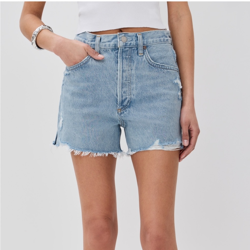Agolde Dee Jean Shorts in Muse